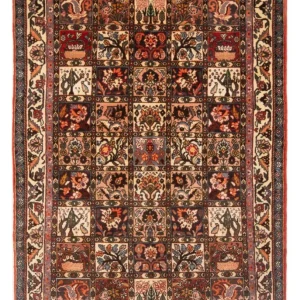 Perserteppich - Nomadic - 210 x 140 cm - mehrfarbig