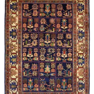 Perserteppich - Nomadic - 214 x 160 cm - mehrfarbig