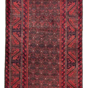 Perserteppich - Nomadic 240 x 113 cm - rot