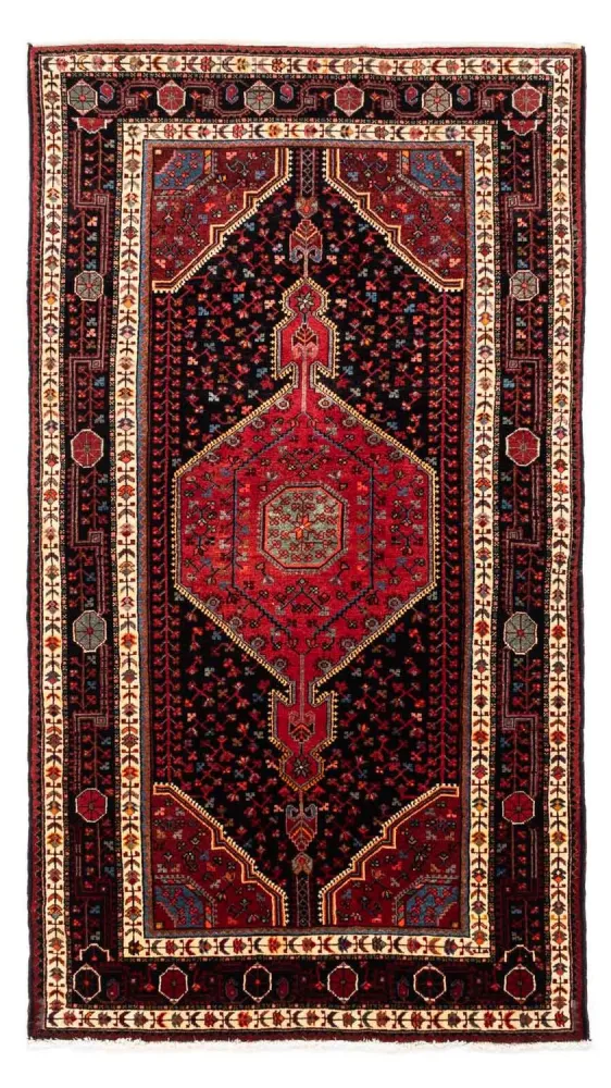 Perserteppich - Nomadic 246 x 136 cm - dunkelblau