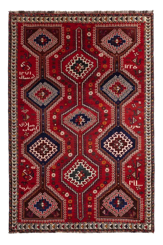 Perserteppich - Nomadic - 249 x 170 cm - rot