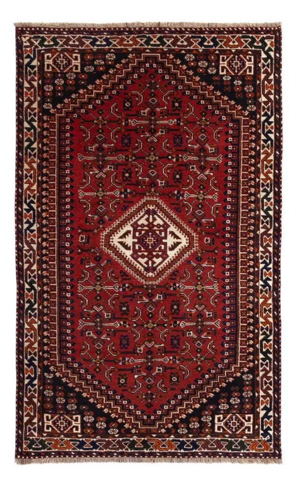 Perserteppich - Nomadic - 252 x 155 cm - dunkelrot