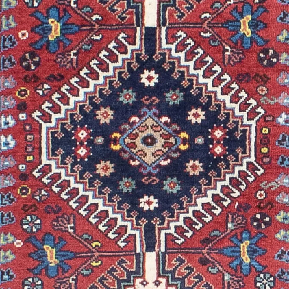 Perserteppich - Nomadic 280 x 80 cm - dunkelrot