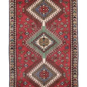 Perserteppich - Nomadic 281 x 75 cm - rot