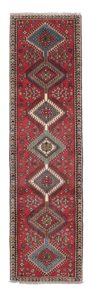 Perserteppich - Nomadic 281 x 75 cm - rot