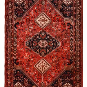 Perserteppich - Nomadic - 286 x 200 cm - rot