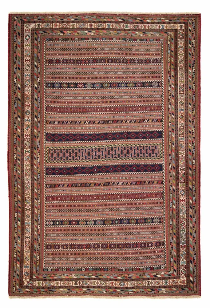Perserteppich - Nomadic 290 x 197 cm - mehrfarbig