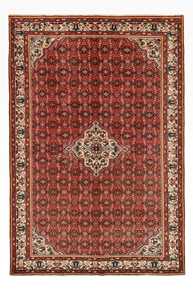 Perserteppich - Nomadic - 297 x 191 cm - hellrot