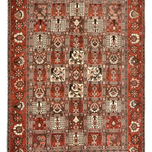 Perserteppich - Nomadic - 297 x 205 cm - dunkelrot