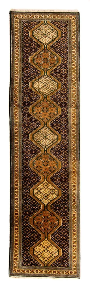 Perserteppich - Nomadic 297 x 70 cm - dunkelblau