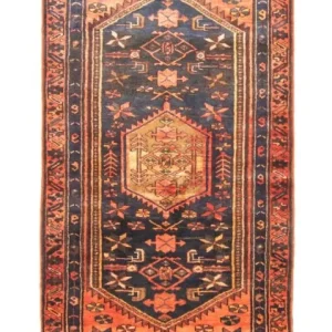 Perserteppich - Nomadic 300 x 112 cm - blau