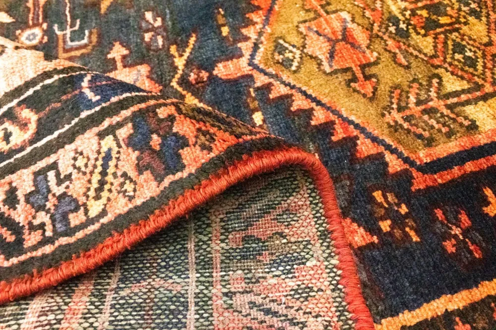Perserteppich - Nomadic 300 x 112 cm - blau