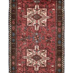 Perserteppich - Nomadic 304 x 85 cm - dunkelrot