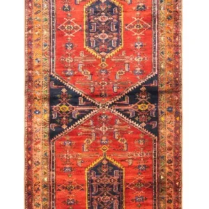 Perserteppich - Nomadic 305 x 112 cm - blau