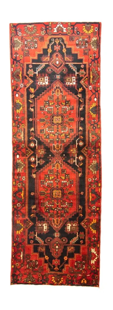 Perserteppich - Nomadic 310 x 105 cm - blau