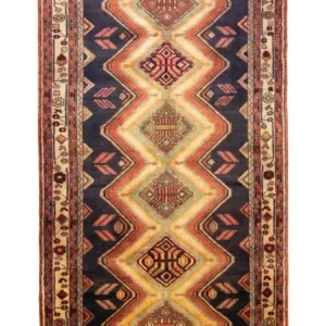 Perserteppich - Nomadic 312 x 125 cm - blau