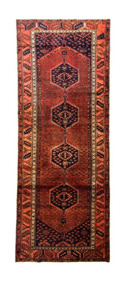 Perserteppich - Nomadic 316 x 118 cm - blau