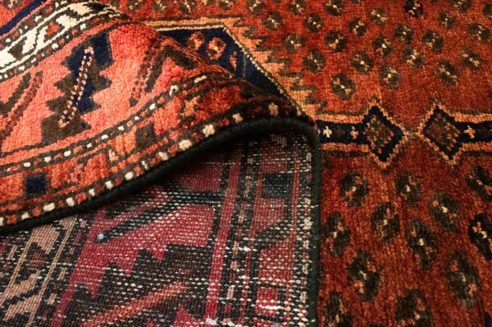 Perserteppich - Nomadic 316 x 118 cm - blau