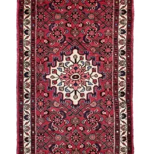 Perserteppich - Nomadic 323 x 78 cm - dunkelrot