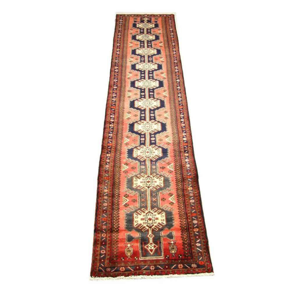 Perserteppich - Nomadic 385 x 84 cm - rot