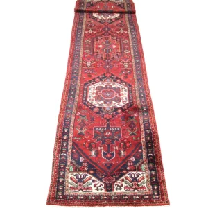 Perserteppich - Nomadic 475 x 101 cm - rot