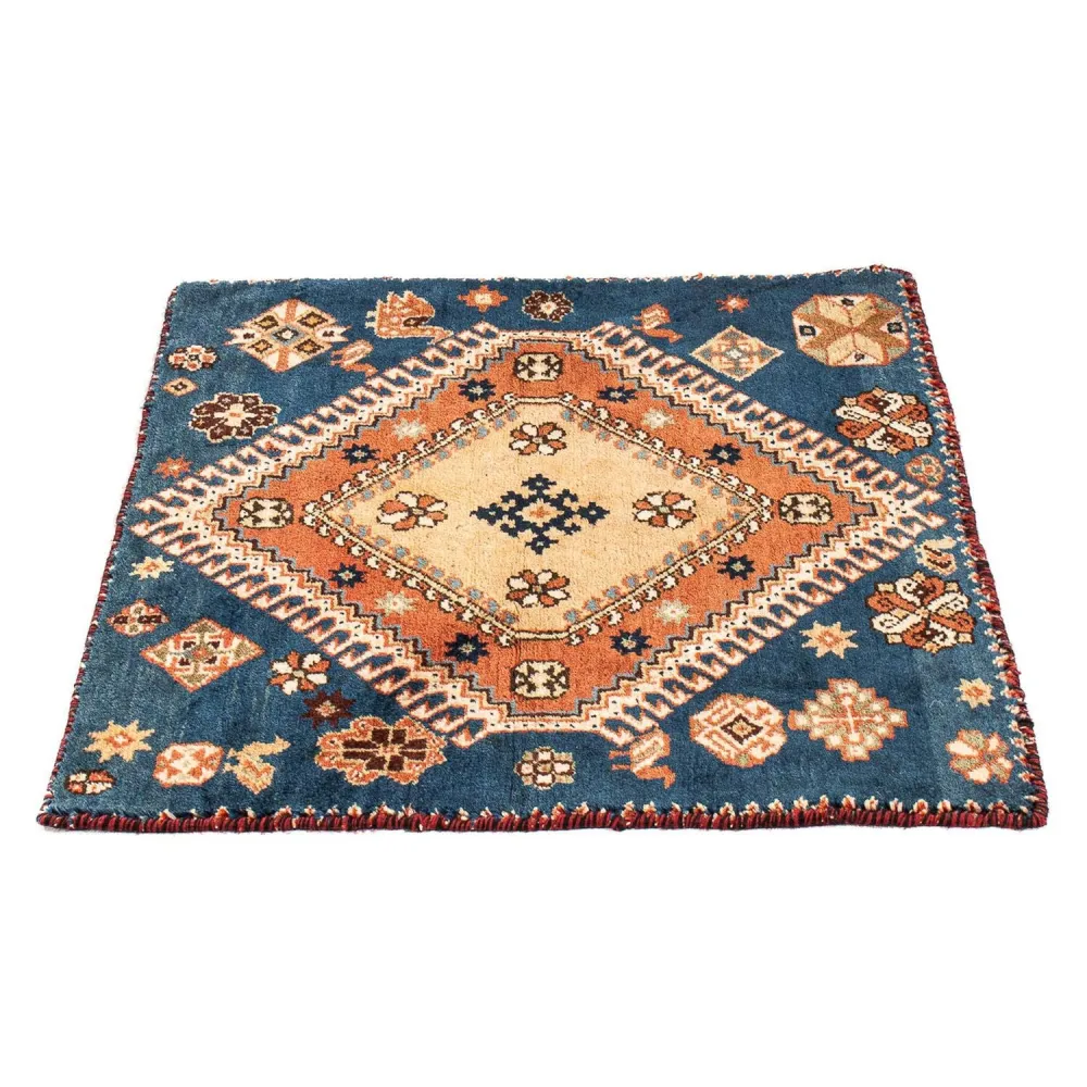 Perserteppich - Nomadic 70 x 68 cm - dunkelblau