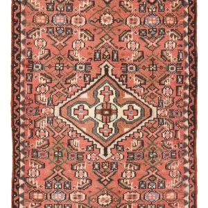 Perserteppich - Nomadic - 75 x 49 cm - hellrot