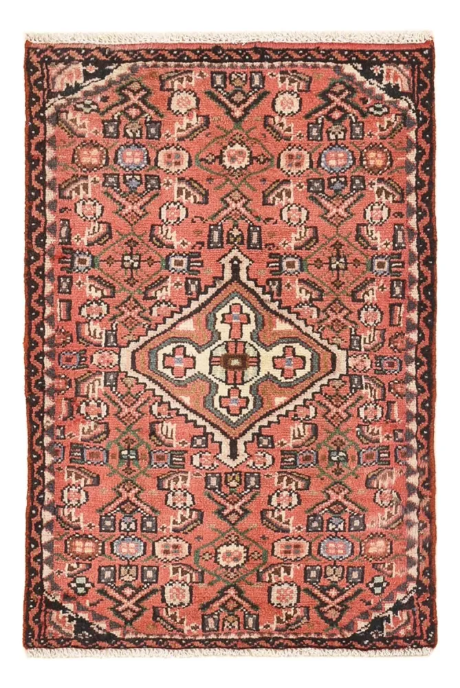 Perserteppich - Nomadic - 75 x 49 cm - hellrot