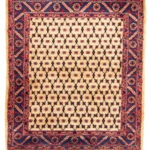 Perserteppich - Nomadic quadratisch - 147 x 131 cm - beige