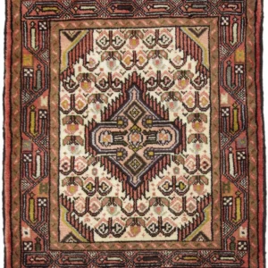 Perserteppich - Nomadic quadratisch - 71 x 65 cm - hellbeige