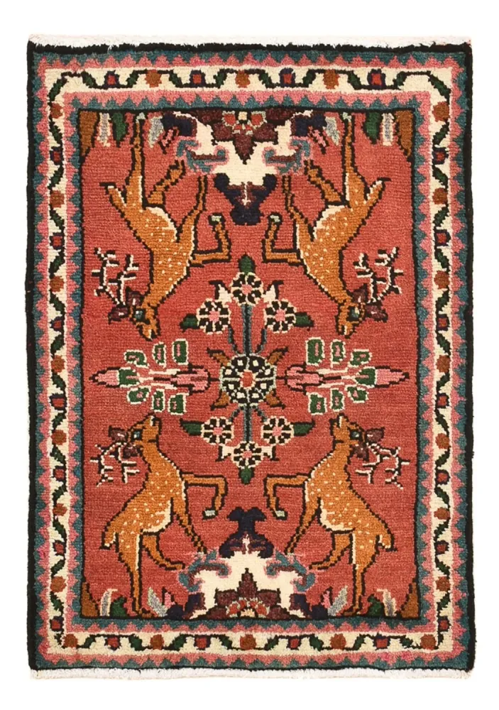 Perserteppich - Nomadic - 71 x 50 cm - rot