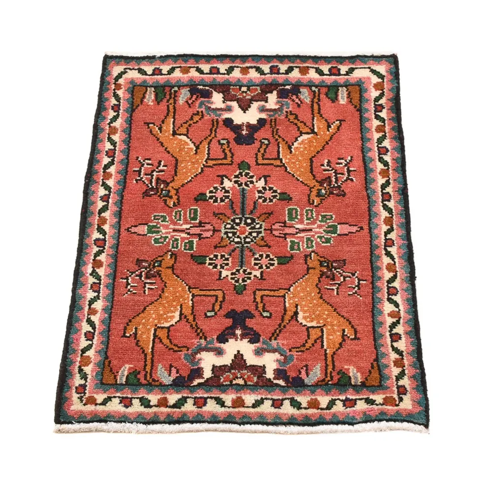 Perserteppich - Nomadic - 71 x 50 cm - rot