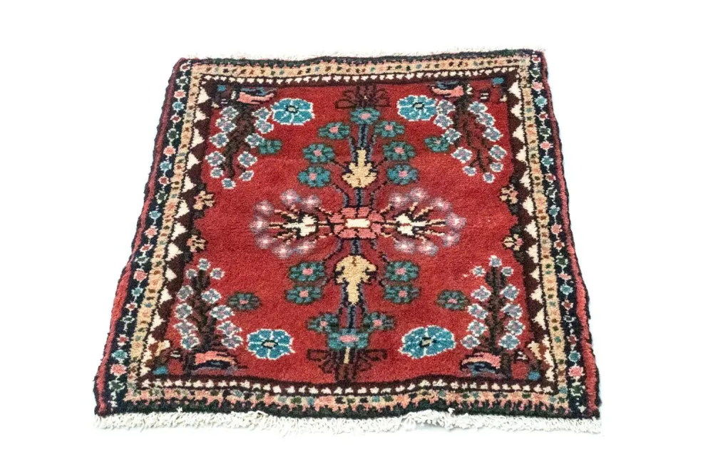 Perserteppich - Nomadic 60 x 55 cm - rot
