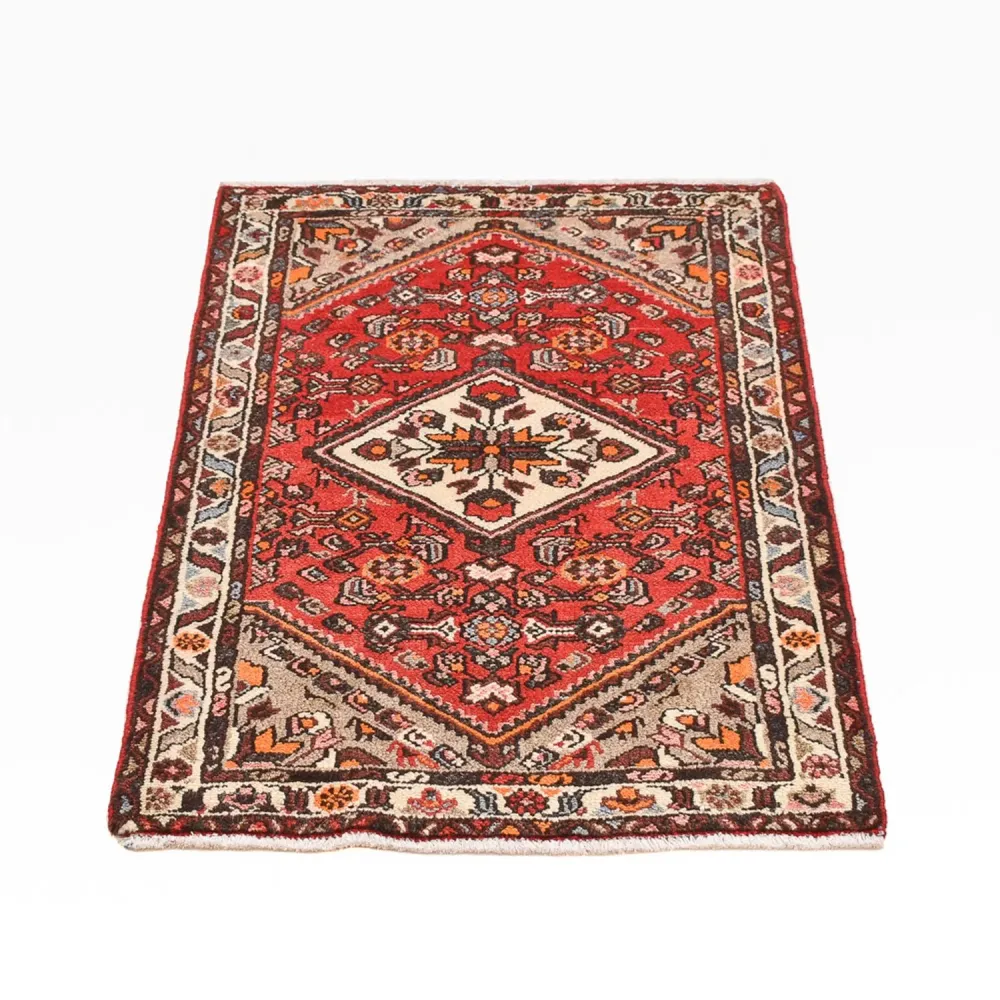 Perserteppich - Nomadic - 93 x 68 cm - rot