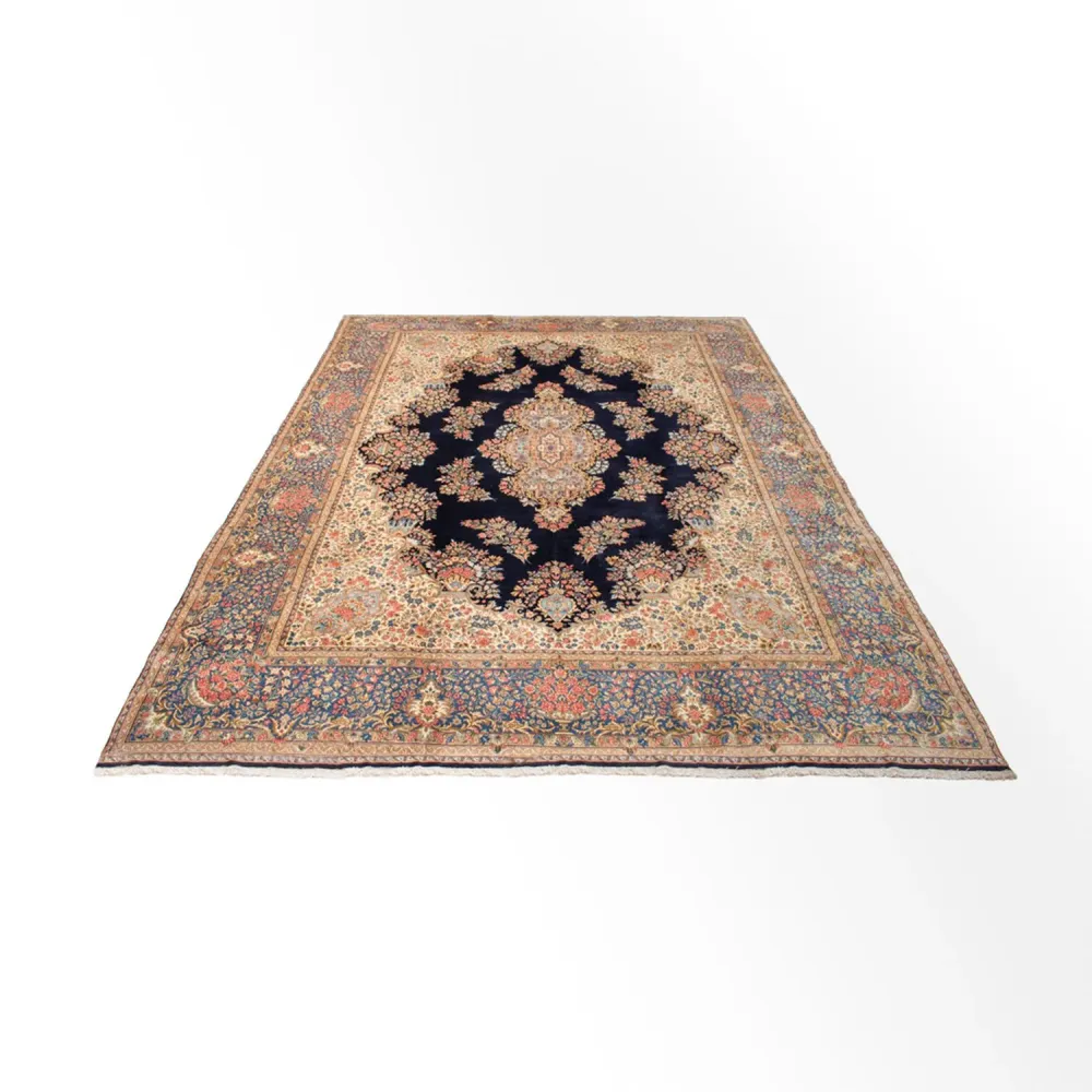 Perserteppich - Royal - 500 x 355 cm - dunkelblau