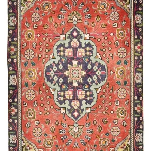 Perserteppich - Täbriz - 139 x 90 cm - hellrot