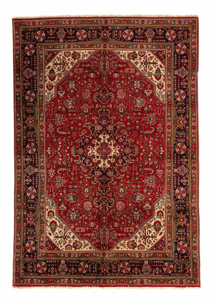 Perserteppich - Täbriz 295 x 195 cm - dunkelrot