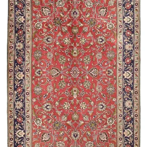 Perserteppich - Täbriz - 296 x 193 cm - rot