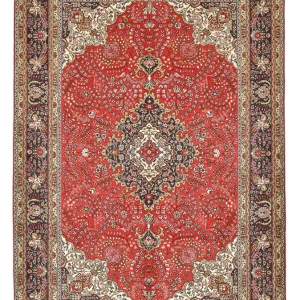 Perserteppich - Täbriz - 297 x 195 cm - rot