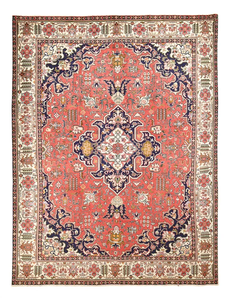 Perserteppich - Täbriz - 335 x 257 cm - hellrot