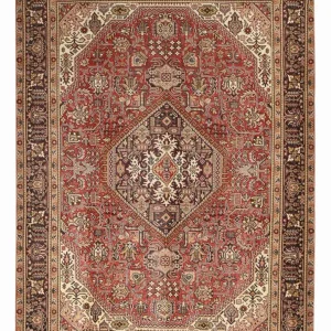Perserteppich - Täbriz - 348 x 245 cm - hellrot