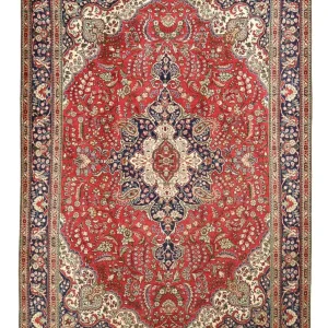 Perserteppich - Täbriz - 363 x 257 cm - rot