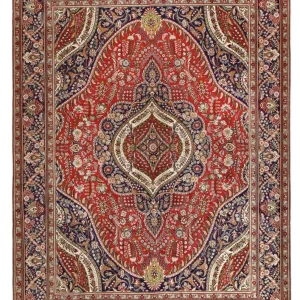 Perserteppich - Täbriz - 393 x 295 cm - rot