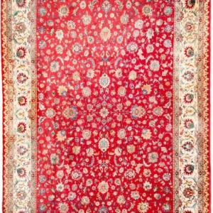 Perserteppich - Täbriz 410 x 212 cm - rot