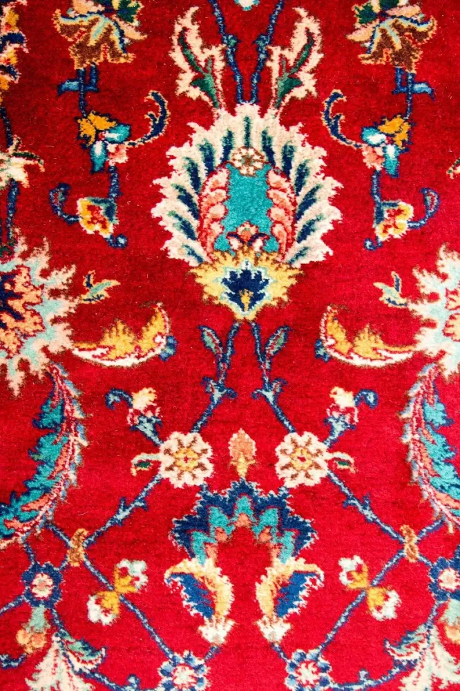 Perserteppich - Täbriz 410 x 212 cm - rot