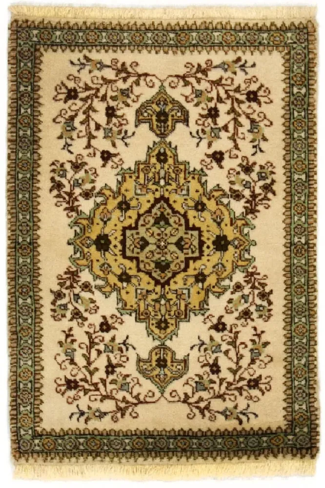 Perserteppich - Täbriz 87 x 62 cm - beige
