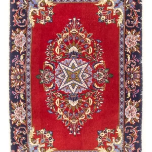 Perserteppich - Täbriz - 98 x 65 cm - rot