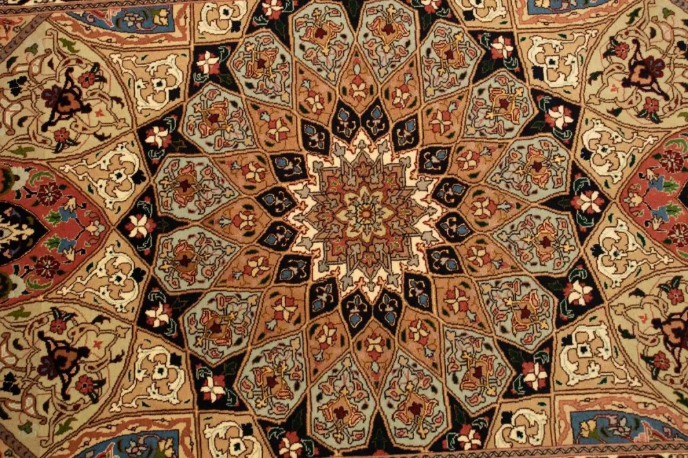 Perserteppich - Täbriz - Royal 151 x 102 cm Teppichbrücke