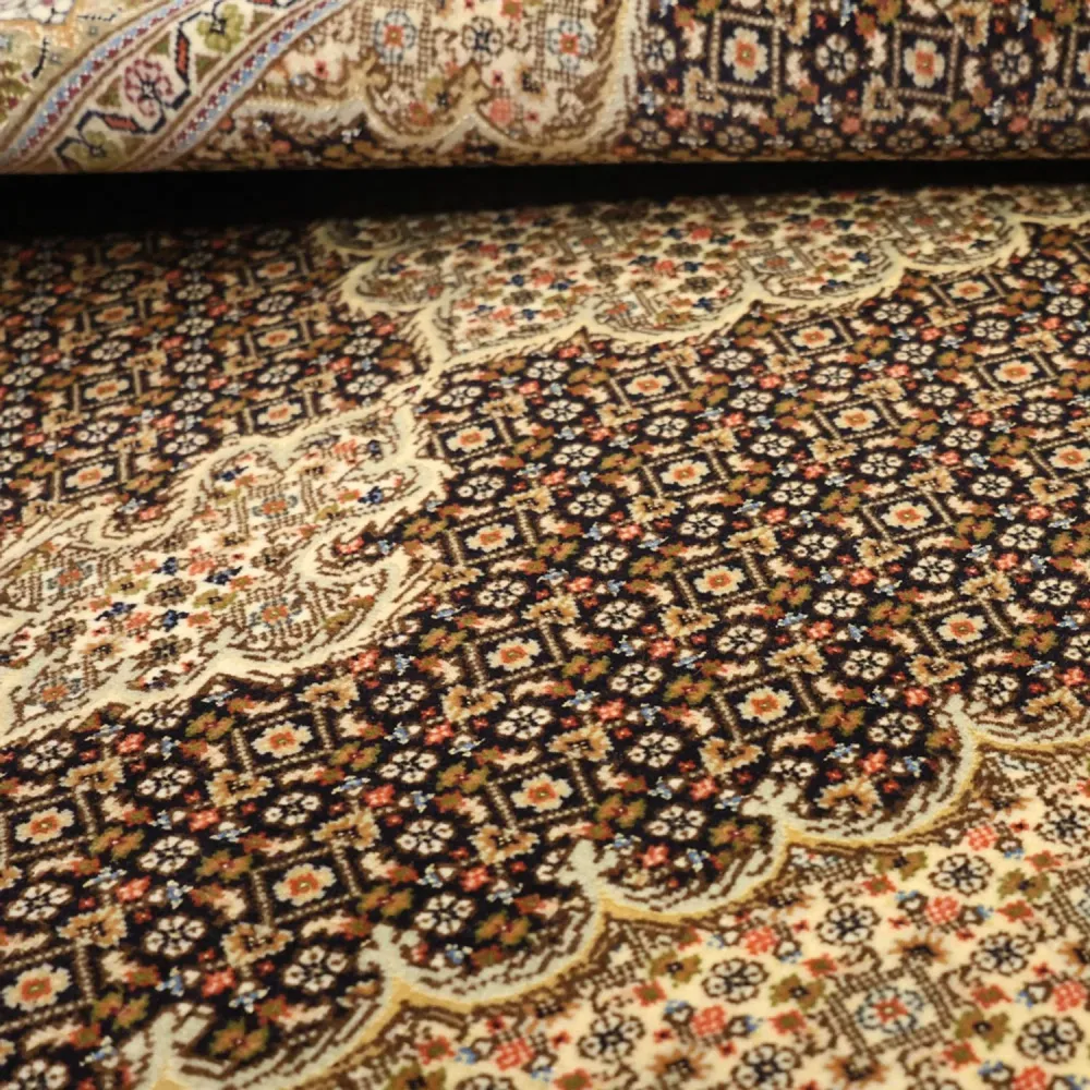 Perserteppich - Täbriz - Royal - 154 x 102 cm - dunkelbeige