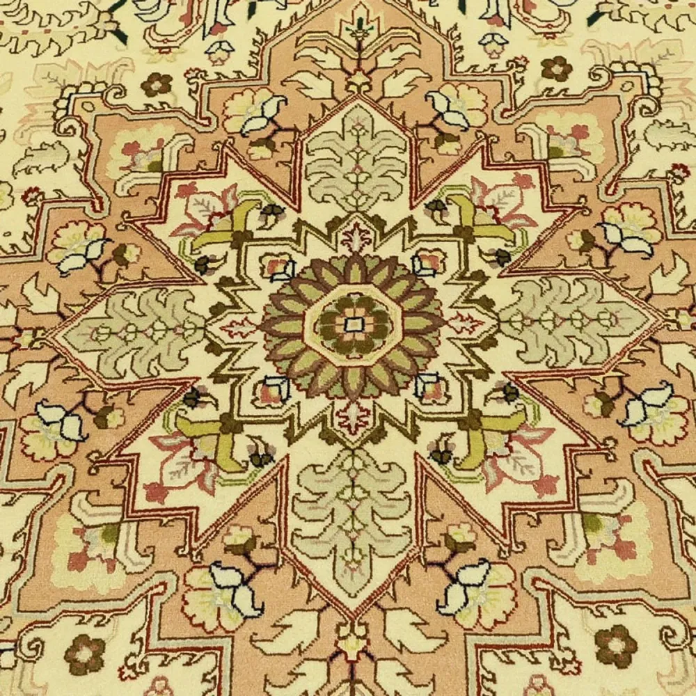 Perserteppich - Täbriz - Royal - 203 x 147 cm - beige